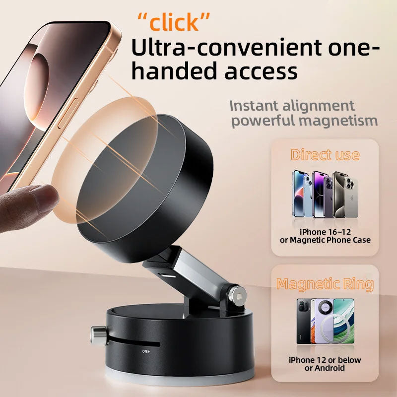 Vacuum strong suction cup mobile phone holder