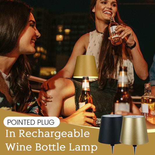 Wine bottle art table lamp