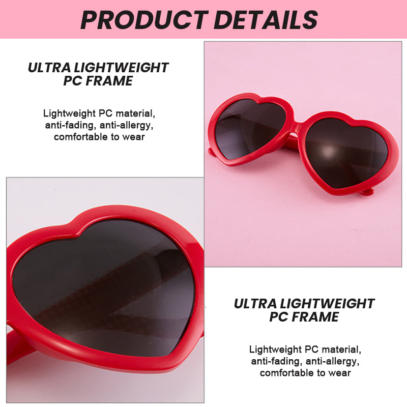 Heart Diffraction Glasses