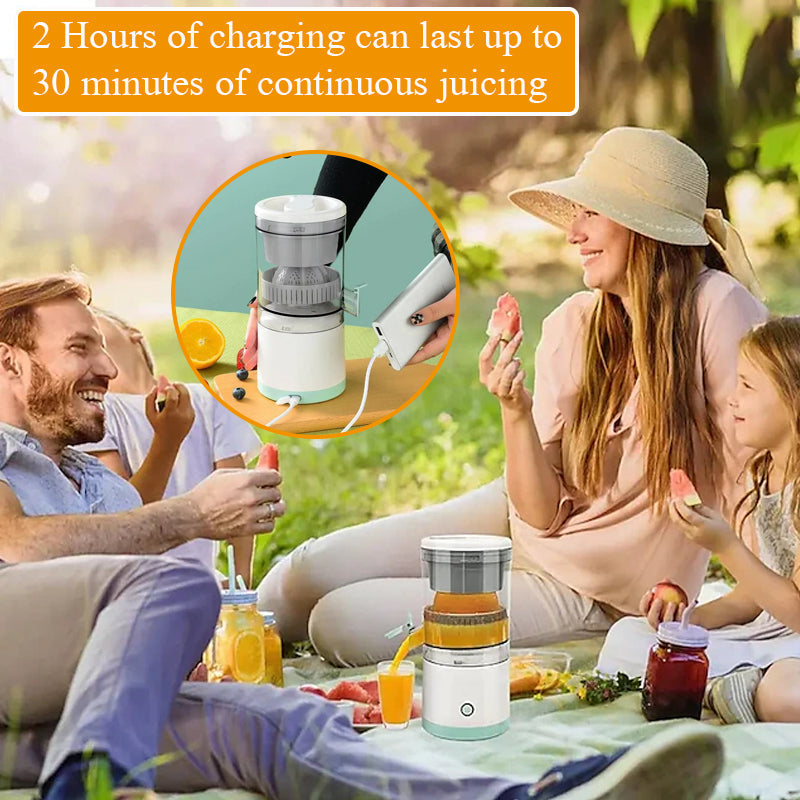 Fully automatic portable rechargeable juicer