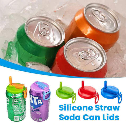 Drink can straw lid